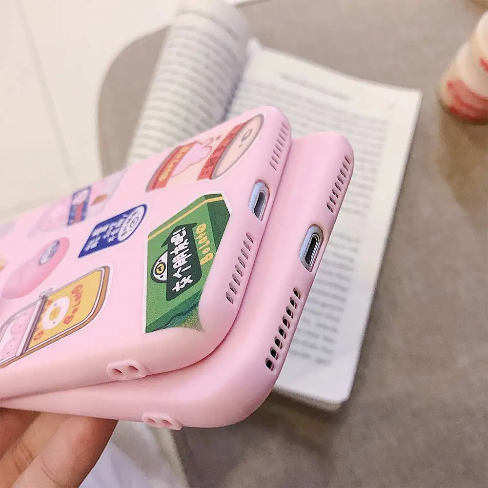 Чехлы для телефонов мягкий чехол из ТПУ iphone X XS XR Xs Max 7 8 Plus чехлы напитков 6s 6