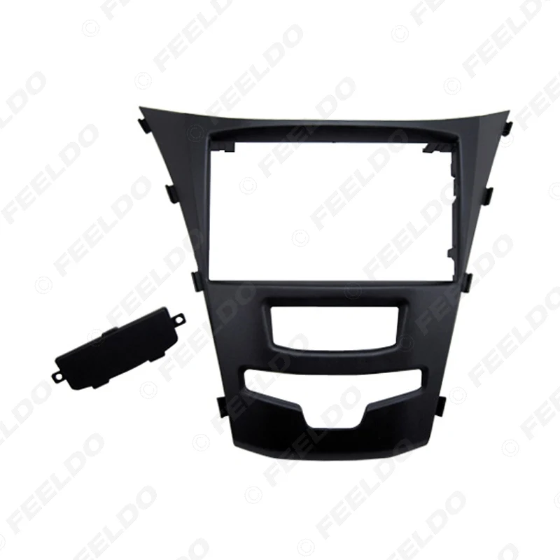 FEELDO Car CD/DVD Radio Fascia Для Ssangyong Korando Actyon 2014 Стерео рама панель комплект для крепления