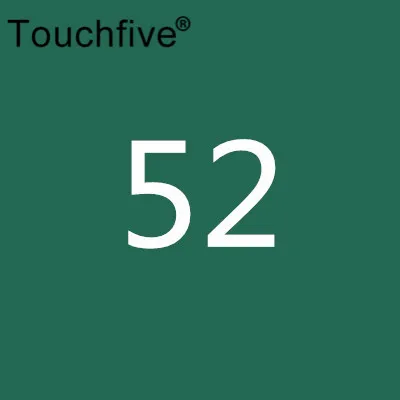 TOUCHFIVE опционально цвет соответствия искусство маркеры Кисть ручка эскиз на спиртовой основе маркеры двойная головка манга ручки для рисования товары для рукоделия - Цвет: 52