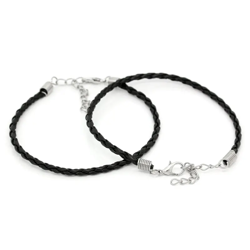 DoreenBeads 2018 распродажа черный сплав кожевенный серебристый цвет омары застежка