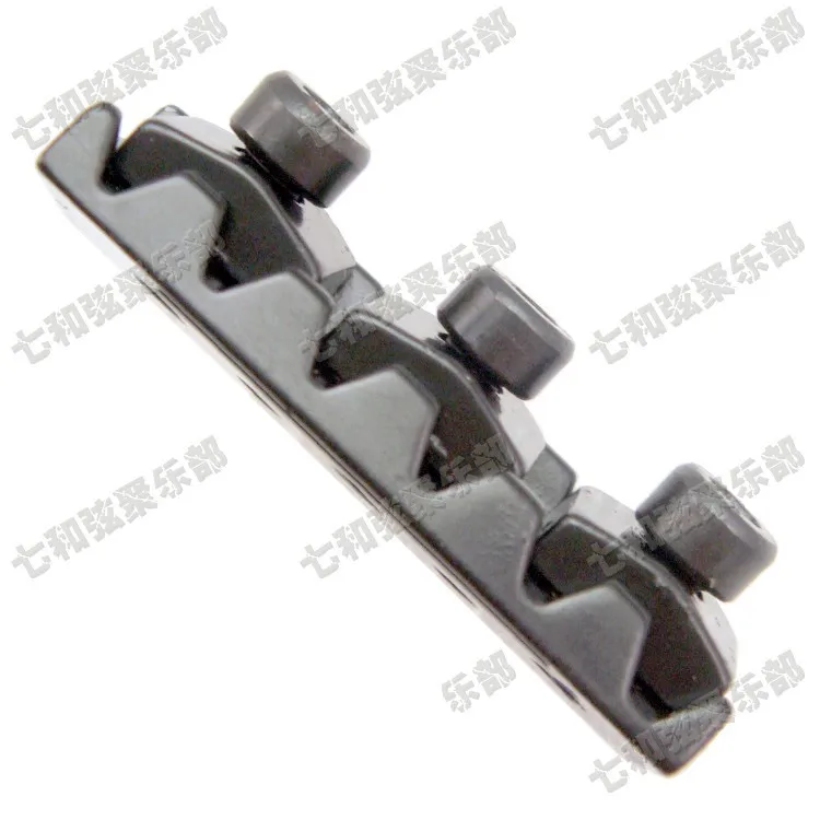 2 шт. черные электрогитары фиксирующие гайки для тремоло Длина моста 42 мм