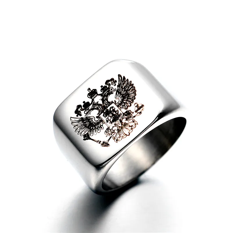 MOREDEAR полированная Титан Нержавеющая сталь кольцо байкерские Для мужчин из