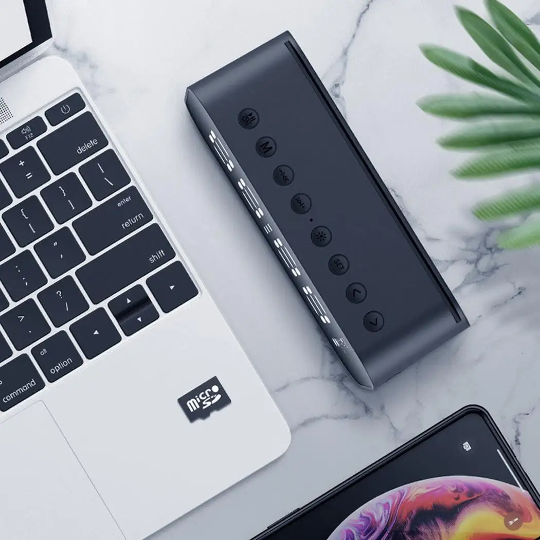 Мини Портативный Низкий уровень Шума светодиодный дисплей MP3 беспроводной Bluetooth