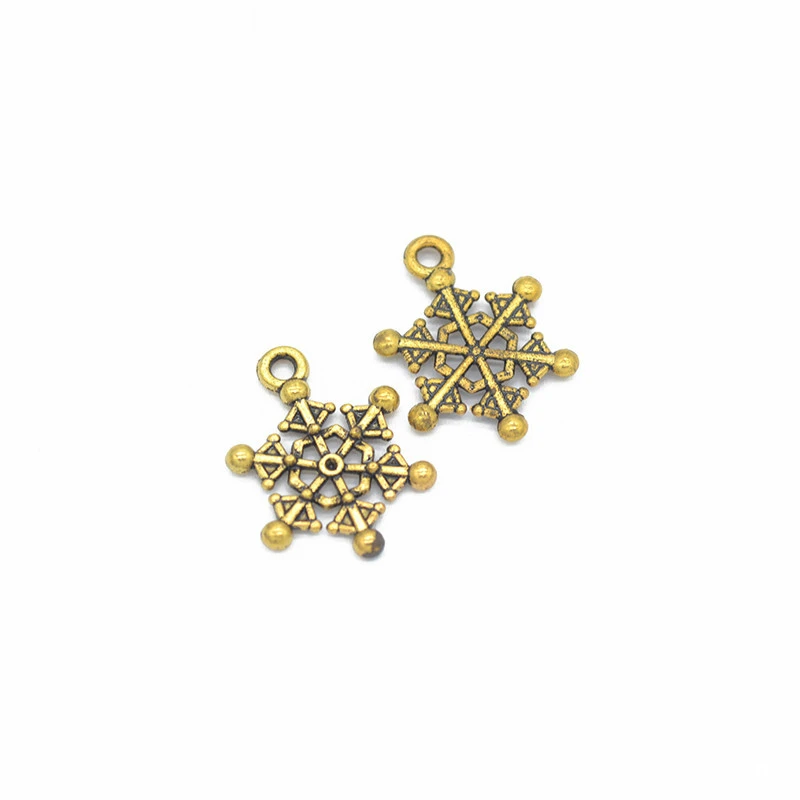 

125pcs Snow Charms DIY Jewelry Making Pendant Fit Bracelets Necklaces Earrings Handmade Crafts
