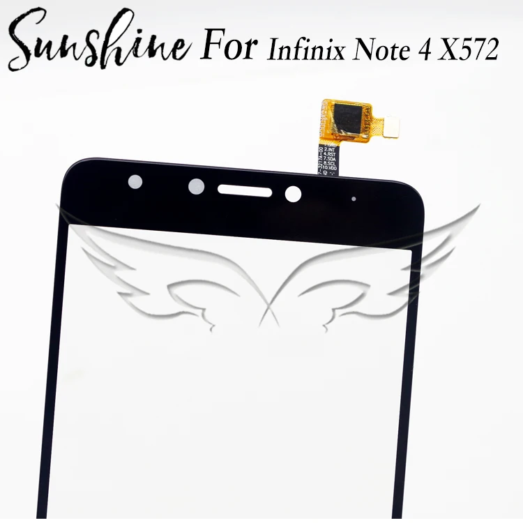 5.7 дюймовый 100% протестированный для Infinix Note 4 X572 сенсорный экран переднее стекло