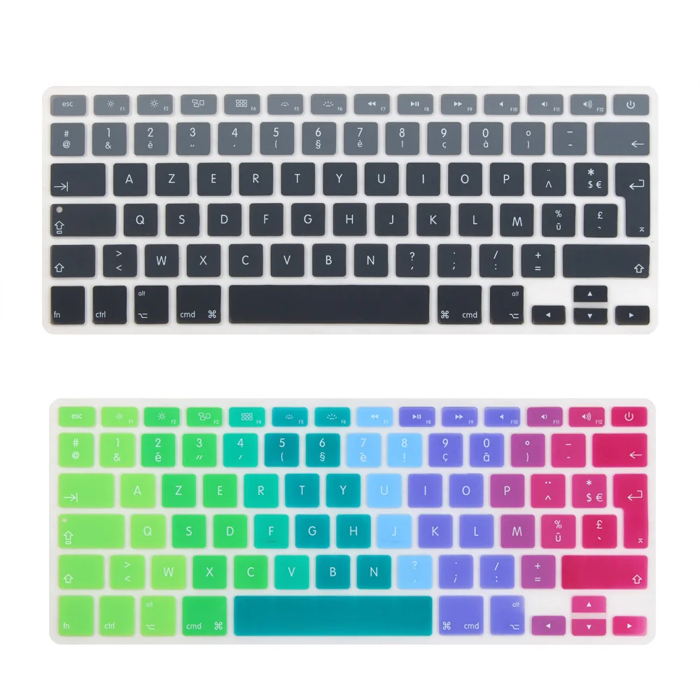Французская клавиатура со встроенной клавиатурой для Mid 2009 2015 MacBook Pro 13 15 дюймов