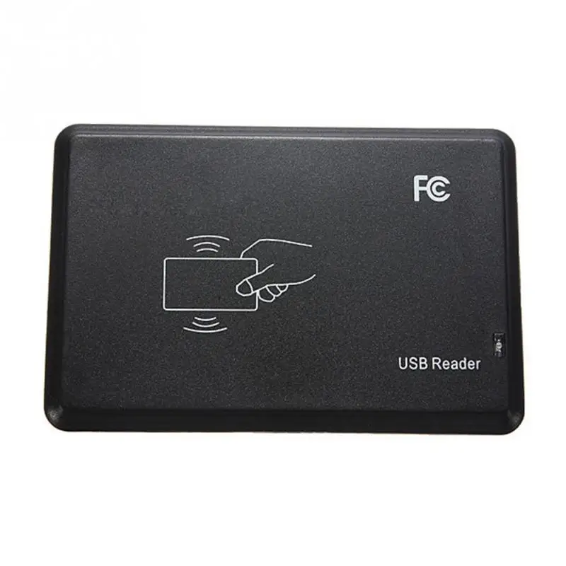 Считыватель карт контроля доступа посещаемости черный USB RFID Бесконтактный Датчик Smart ID EM4001 125 кГц кардридер TK4100#825 Новинка