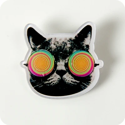 Retro Fashion Acrylic Badge Personality Cartoon Student Cute Sister Pin Style Various Color Beautiful Jewelry | Дом и сад
