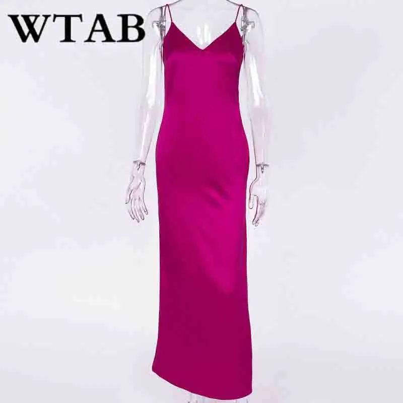 WTAB vestidos женское платье с открытой спиной и застежкой-молнией 2019 ремень весна-лето
