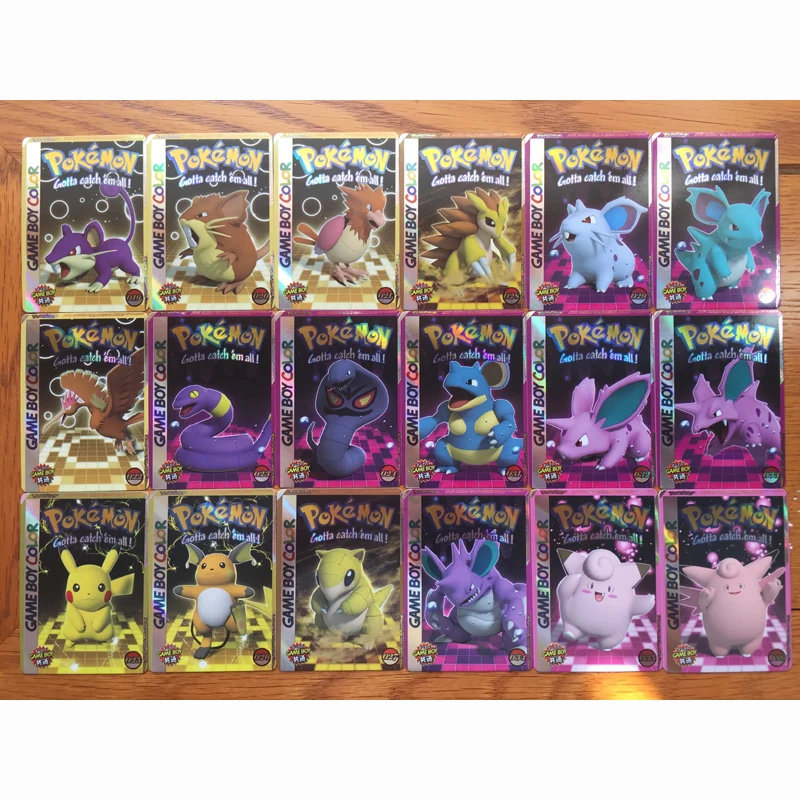 Чехол для карт памяти Pokemon GBC платформа NS 3D версия Пикачу гравировочный стиль