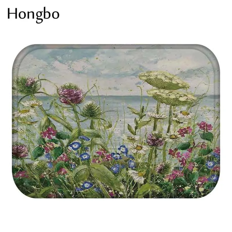 Hongbo нескользящий коврик для двери с масляной краской, коврик для коридора, коврик для входной двери, коврик для дома, для дома, для улицы, Декор - Цвет: 18