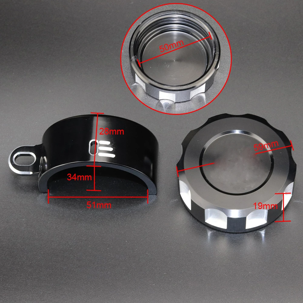 Мотоцикл задний тормозной цилиндр Крышка Резервуара Кепки для 04 13 Harley Спортстер