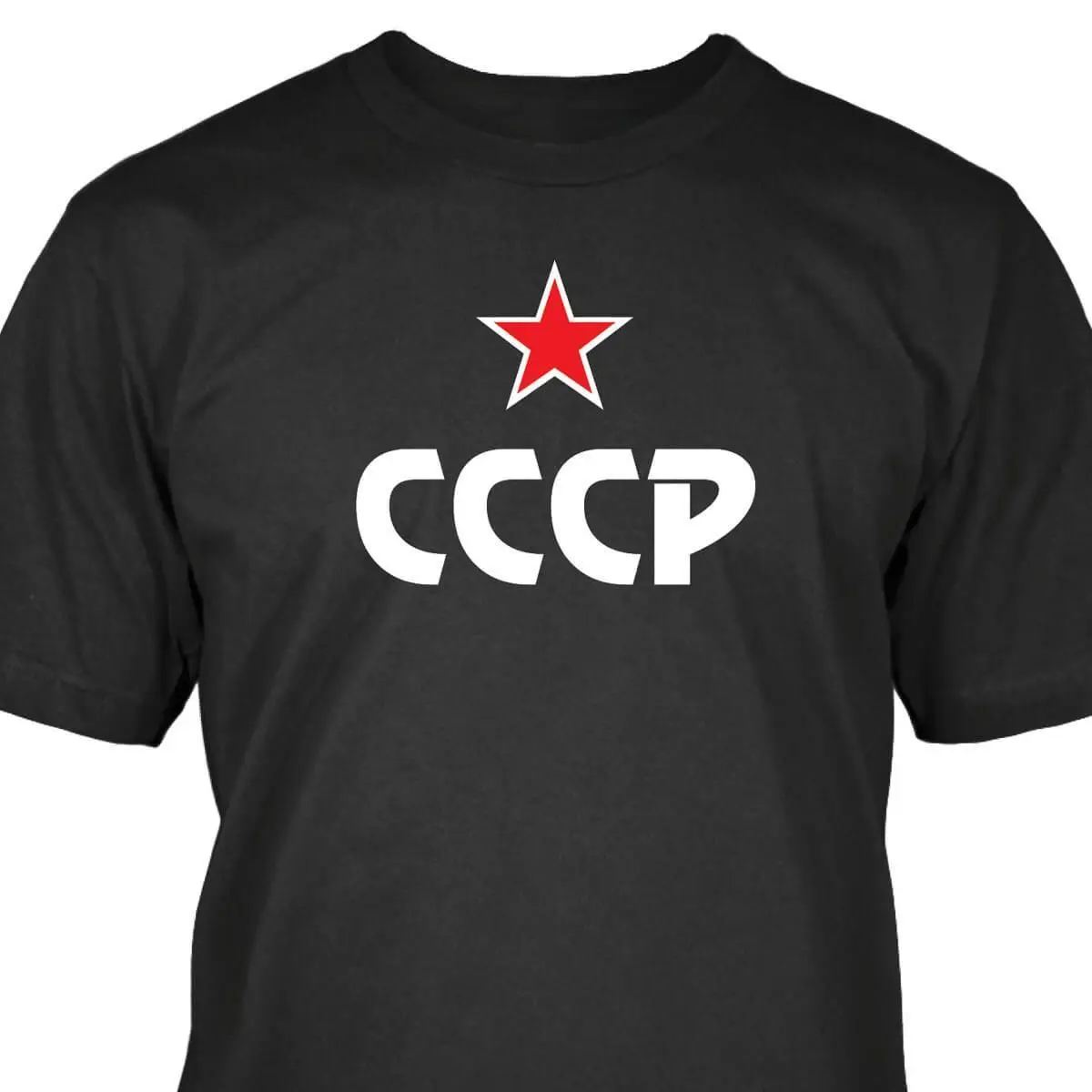 

2019 Fashion Casual Men T-shirt CCCP T-Shirt Custom Print Cotton T Shirt