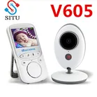 Беспроводная видеоняня VB605, цветная камера безопасности 2,4 дюйма, Интерком IR 24h, портативная радионяня IR светодиодный