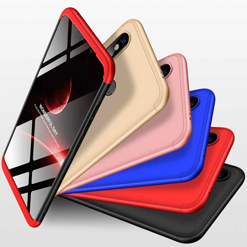 For Redmi S2 5 plus Note 5A prime 4X 4 X Luxury 360 Full Protection Case Xiaomi Mi A1 Mix 2 mi 8 SE 6 5sFundas | Мобильные телефоны