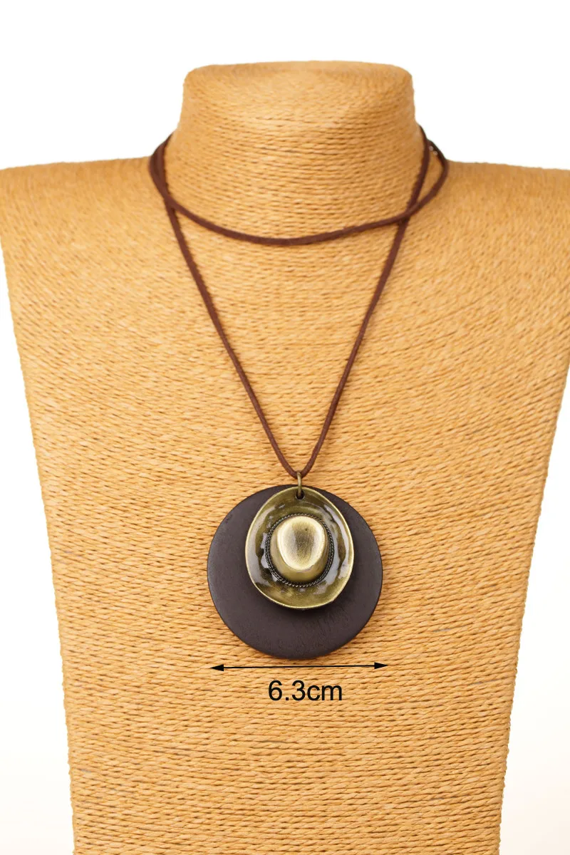 Винтажные Ювелирные изделия relogio бронзовые ковбойские ожерелья и подвески