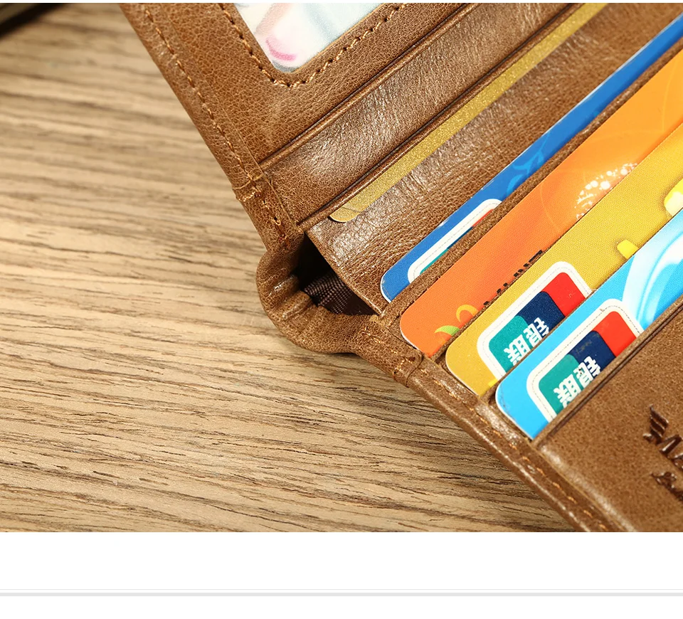 Manbang Настоящая кожа Для мужчин Бумажники Короткие Мужской кошелек Для мужчин кошелек Портативный Винтаж держателя карты Повседневное кошелек для мужчин