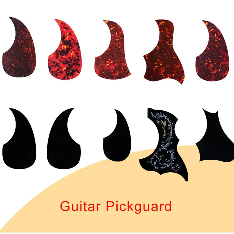 Гитара Alice pick guard пустая черная деревянная акустическая гитара коричневая