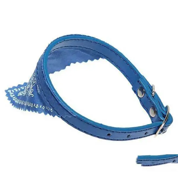 Gasper Pet Collar Leather Scarf Adjustable Puppy Neckerchief | Тематическая одежда и униформа