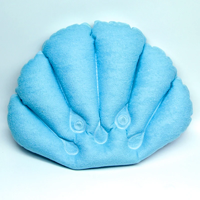 Бесплатная доставка синие принадлежности для ванной подушка подголовник