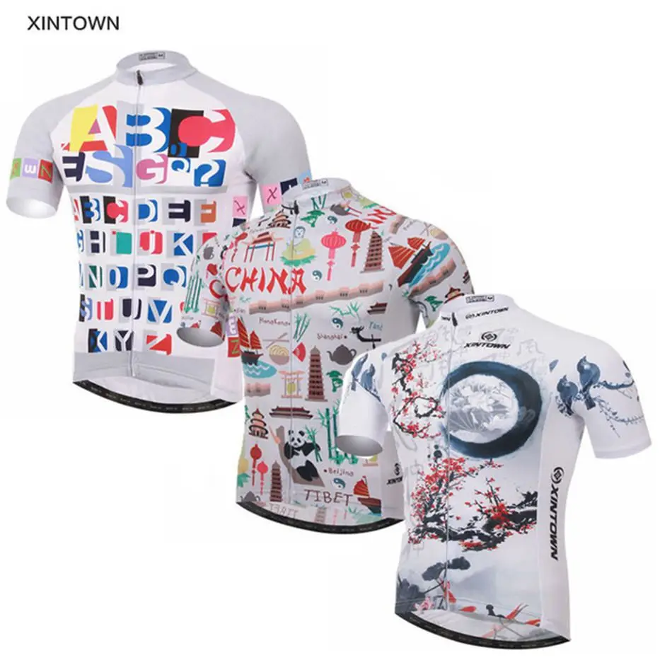 XINTOWN Для мужчин Велоспорт майки Ropa Ciclismo Костюмы велосипед Топы куртка | Спорт и
