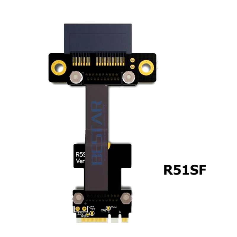 Адаптер расширения Riser M.2 WiFi A.E Key A + E на PCIe 1x x1 Ленточный Кабель адаптер Райзера Gen3.0