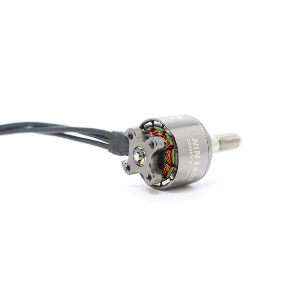 Детали для гоночного дрона FLYWOO NIN TINY NT1408 1408 2350KV 3650KV 2-4S бесщеточный мотор