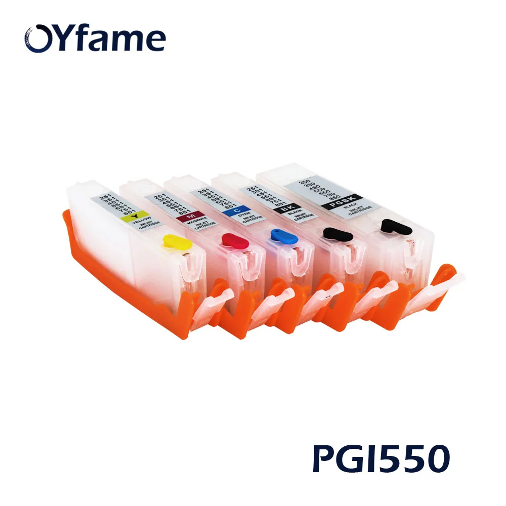 OYfame для Canon 550 551 чернильный картридж принтера IP7250 MG5450 MX925 MG5550 MG6450 MG5650 MG6650 IX6850 принтер с ARC чип|ink cartridge|ink cartridge for