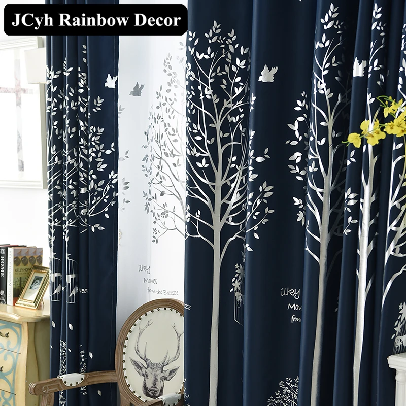 Льняные затемняющие шторы для гостиной современные печатные оконные из органзы