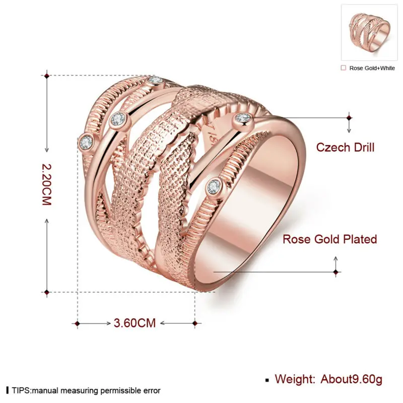 Фенски Лидер продаж Классическая Стиль Размеры 7 8 золото Цвет Rhinestone Полые