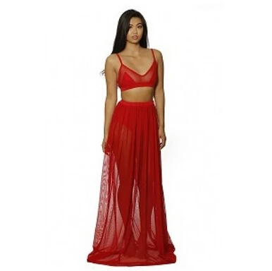 Женский клубный костюм из двух предметов юбка для женщин новинка 2019 длинная с