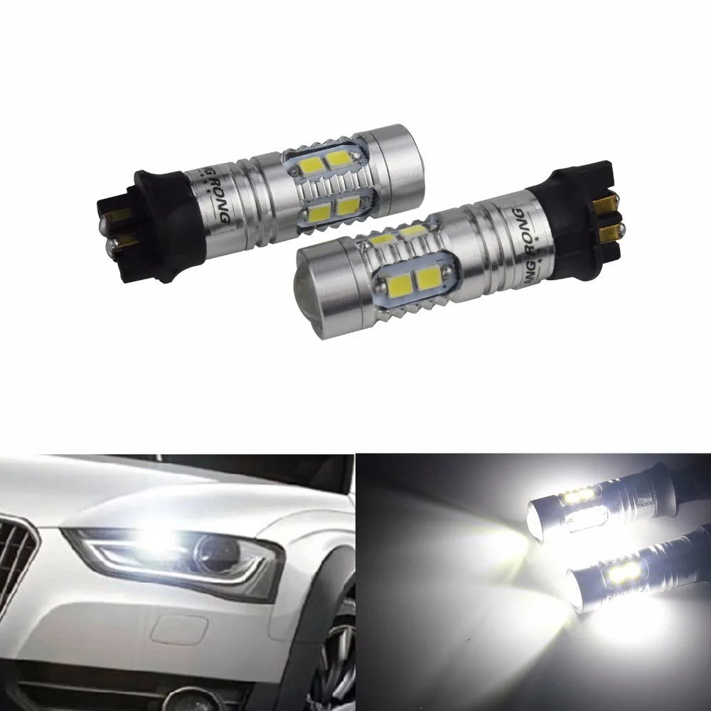 Дневные ходовые огни ANGRONG 2x PWY24W PW24W дневные белого цвета для BMW 3 Series F30 GT F34 i3