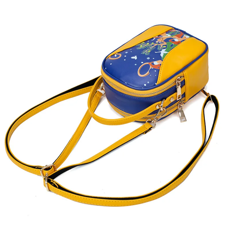 Рюкзак сумки для женщин Crossbody сумка женская 2018 Женская мультфильм печати один
