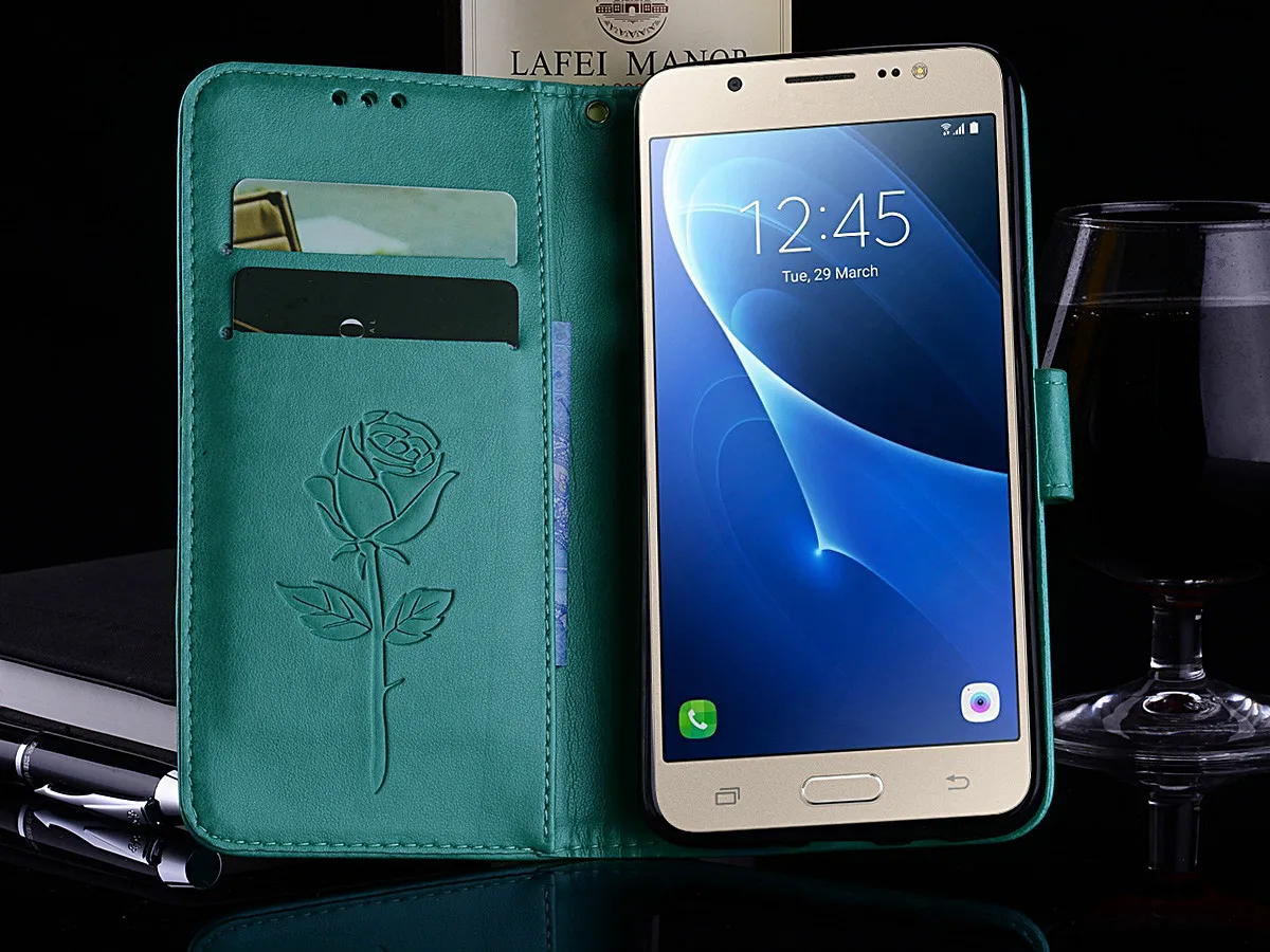 Чехол для телефона samsung Galaxy J2 премьер G530 G532F G532 цветочный дизайн кожаный бумажник откидная крышка Чехлы для Galaxy SM-G530F