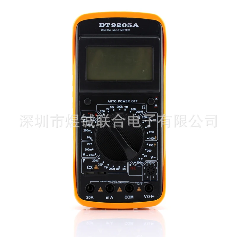 DHL Fedex 100 шт. DT9205A Цифровой мультиметр ручной 9205A универсальный стол|multimeter 9205a|dt9205a