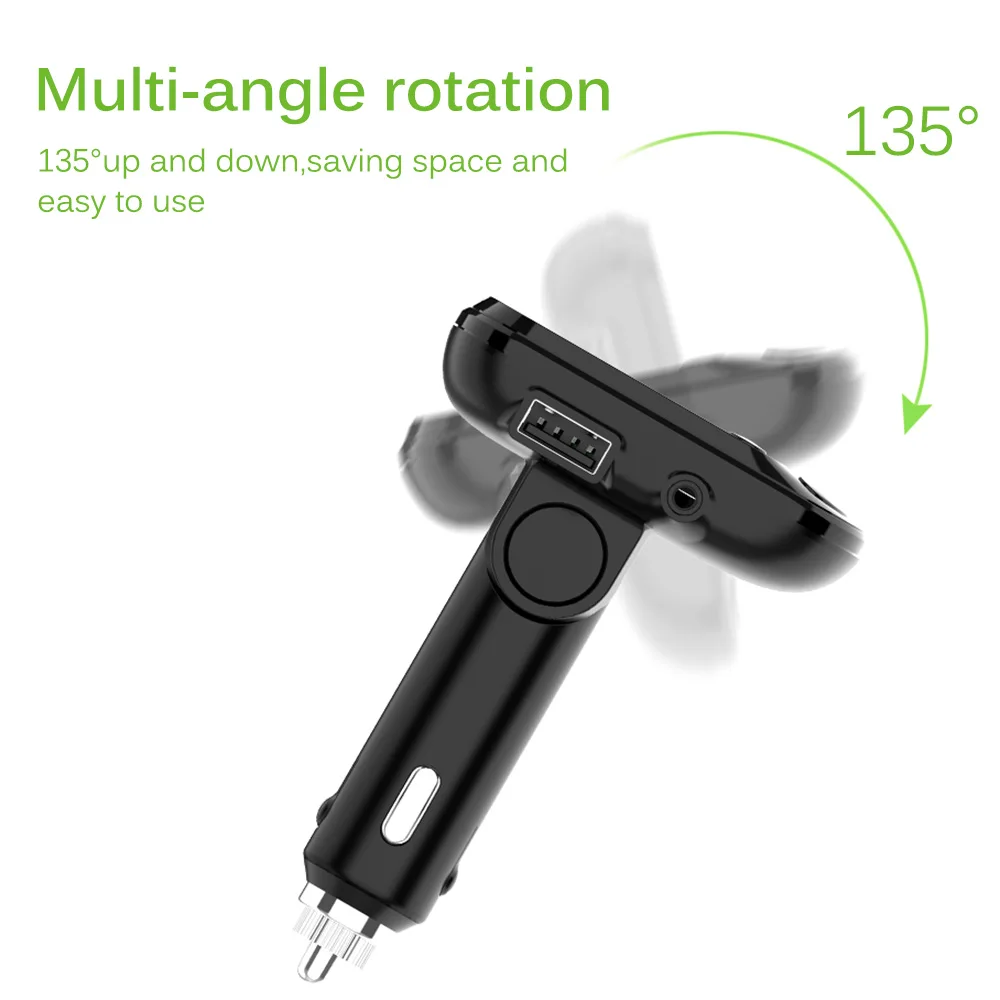 Автомобильный MP3 плеер музыка Bluetooth 5 0 FM передатчик 12 24 В быстрое автомобильное