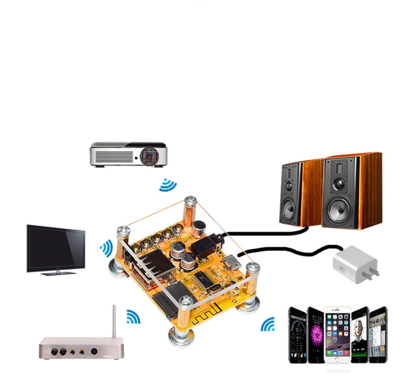Bluetooth аудио приемник модуль без потерь Bluetooth 4,2 Беспроводной MP3 декодирование доска для колонки Компьютер Автомобильный плеер обновление