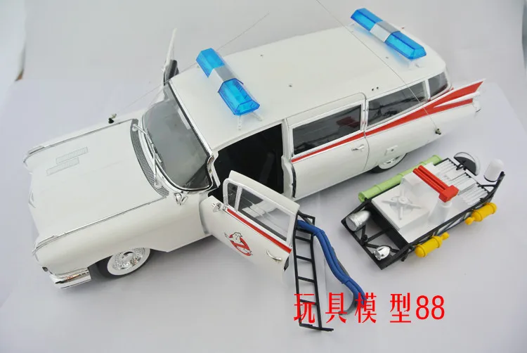 1:18 колеса 1959 Cadillac ECTO Ghostbusters оригинальные модели GHOSTBUSTERS высокая имитационная