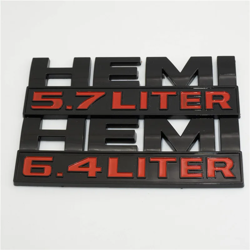 5 шт. эмблема HEMI 7 Л 6 4 литра Стайлинг для Cherokee Compass Wrangler Patriot Renegade|hemi 5.7|decoration for carcar