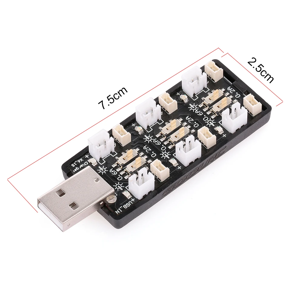 Standard USB 1S LiPo Battery Charger LiHV 6 Channel for 3.7V/4.35V | Игрушки и хобби