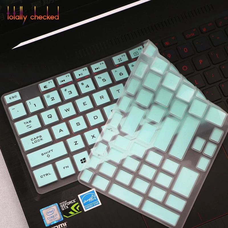 Силиконовый чехол для клавиатуры защитный ноутбука ASUS ROG Zephyrus M GM501 GM501GM gm501g GU501GM