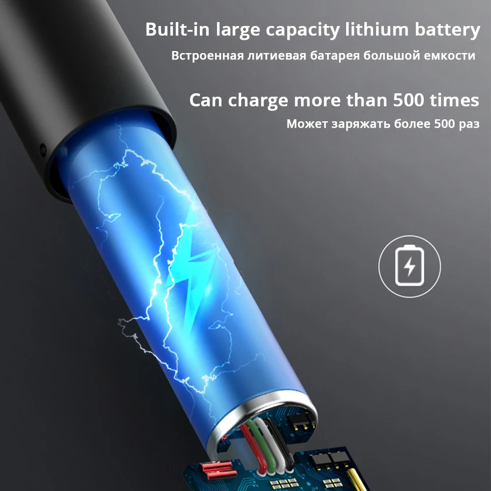 Мощный светодиодный фонарик перезаряжаемый дальнего действия суперъяркий