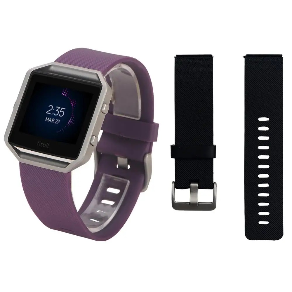 S/L Silicone Watchband for Fitbit blaze Quick Release Soft Rubber Diving Sport Replacement Bracelet Strap Band Smart Watch | Электроника