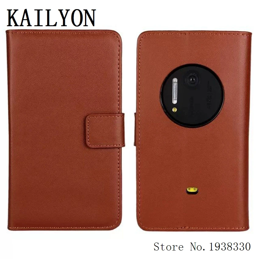 Чехол бумажник kailyeon из натуральной кожи для Nokia Lumia 1020 чехол с откидной крышкой
