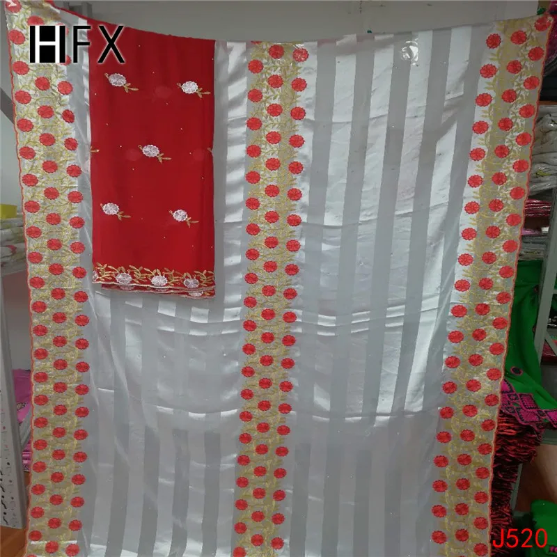 HFX african bazin getzner indonesian batik fabric jacquard brocade price 5+2yards/lot cheap wholesales Y520 | Дом и сад