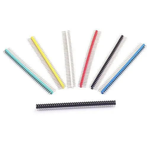 

100Pcs-Double-Row-2A-40Pin-Breakable-Pin-Header-2-54mm-Male-Straight