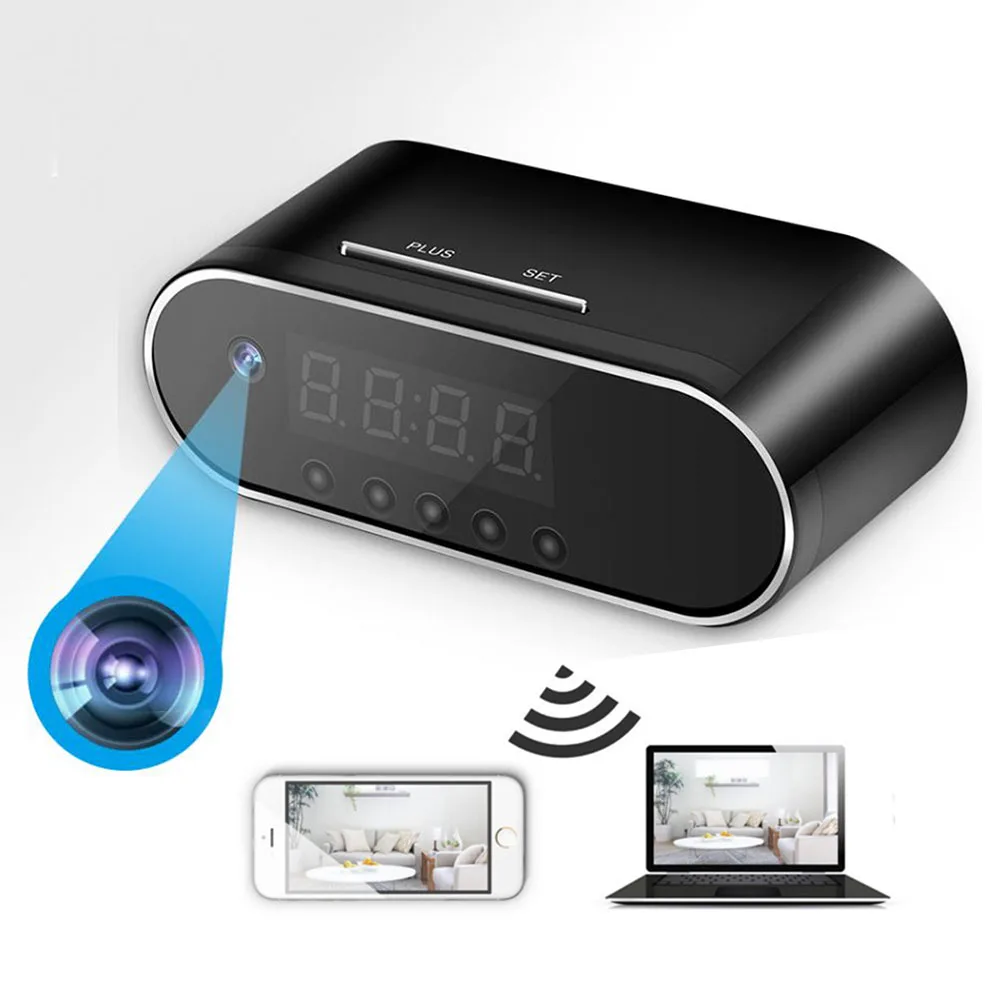 Новинка 1080P HD Часы камера wifi управление Скрытый ИК ночной будильник видеокамера PK Z16 цифровые часы видео камера мини DV DVR