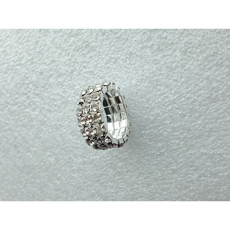 Новое поступление милые кольца со стразами для женщин эластичные свободного