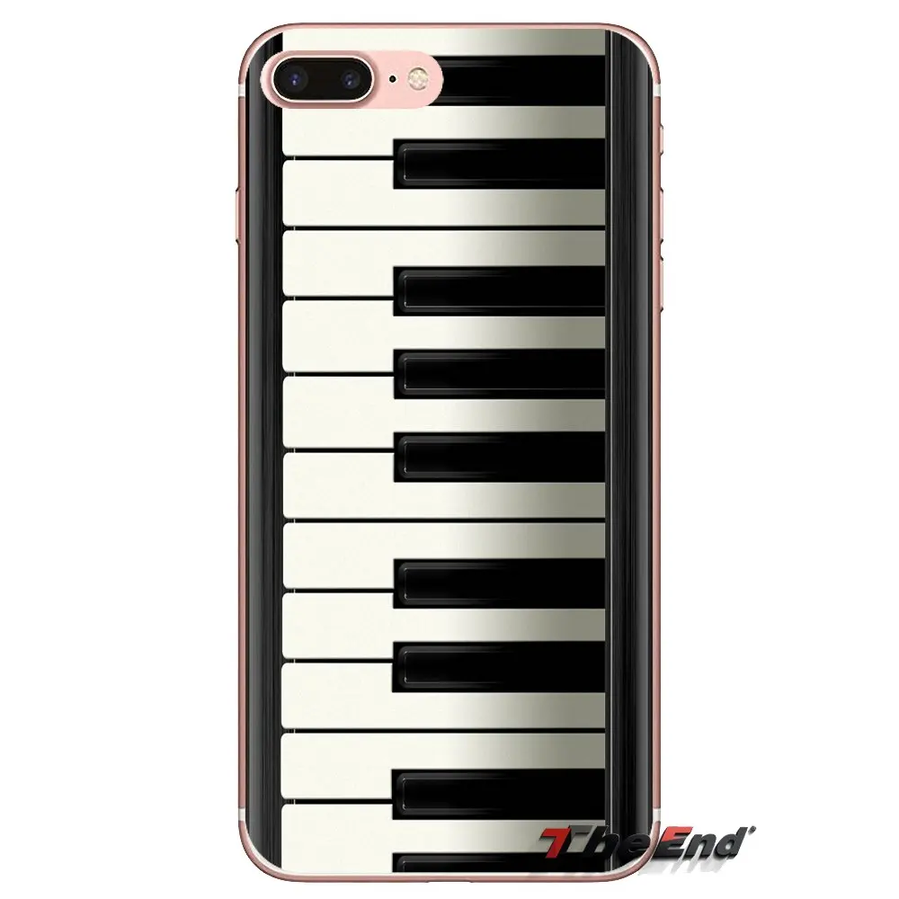 Прозрачные мягкие чехлы для iPod Touch Apple iPhone 4 4S 5 5S SE 5C 6 6S 7 8 X XR XS Plus MAX Teclado de Piano Art Print |
