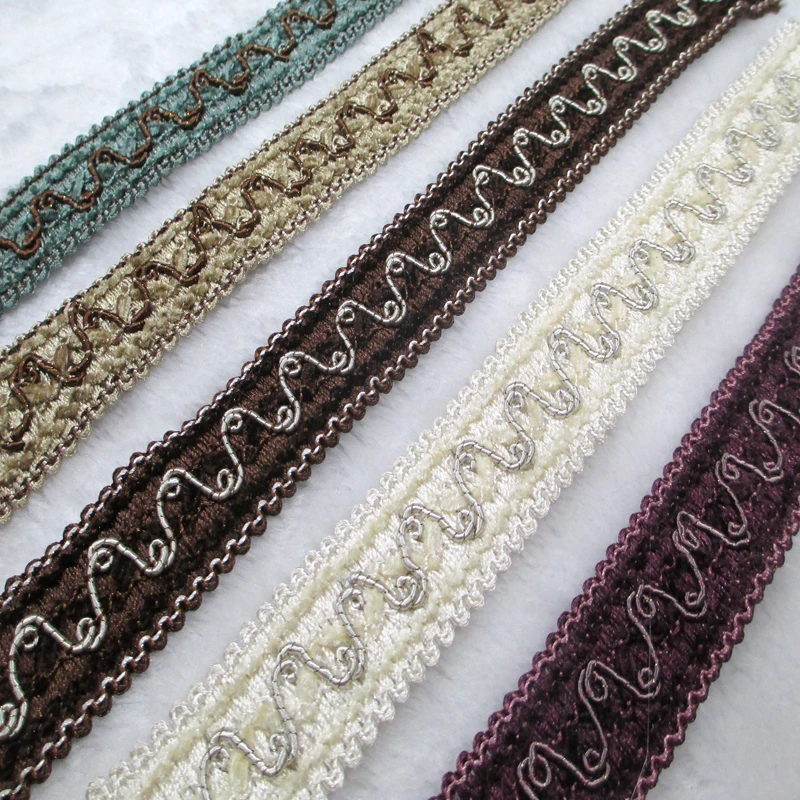 

12M 3cm wide European style curtains gold/silver lace Ribbon wedding party 9 kind colors high-grade ribbon accessories W502